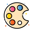 painting palette icon